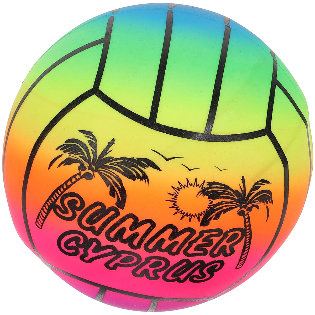 Inflatable Rainbow Volleyball Beach Ball I825