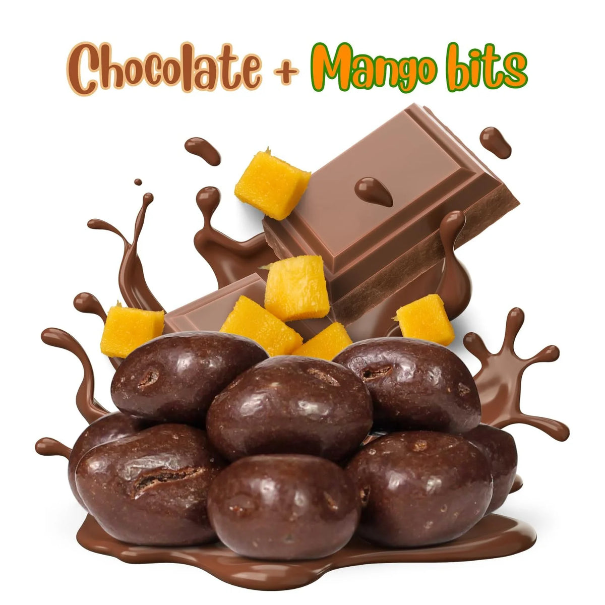 10 Lbs Milk Chocolate Covered Dried Mango U474143