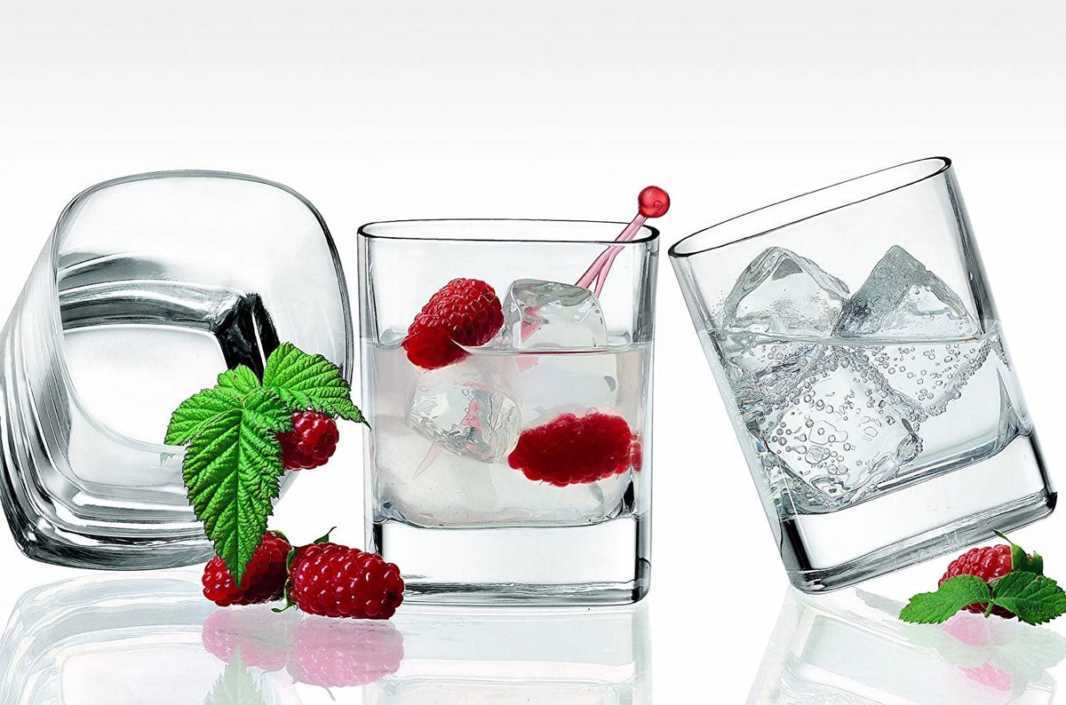9 Oz Whisky Rocks Glasses Set Of 6 Clear Q165719