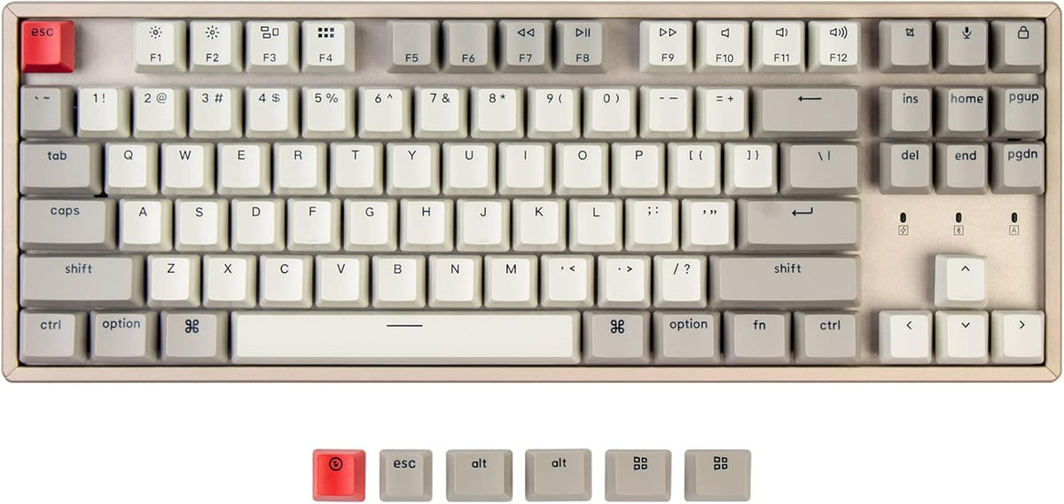 87-Key Hot-Swappable Wireless Mechanical Keyboard W620