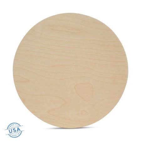 17 inch 1/4 inch Thick Birch Plywood Discs Pack of 5 Unfinished Wood Circles J7699