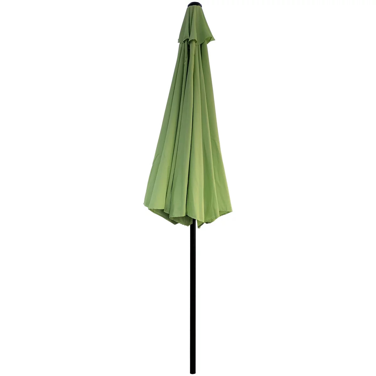 9ft Patio Umbrella with Crank and Tilt Red R10382
