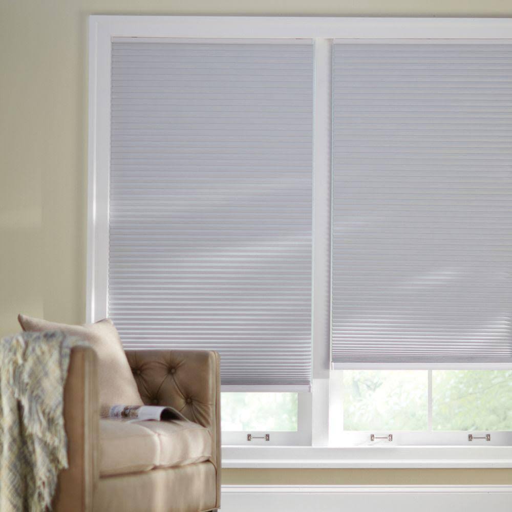 Shadow White Cordless Blackout Cellular Shade G363