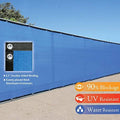5ft Tall Royal Blue Fence Screen Privacy Screen Mesh Fabric G326