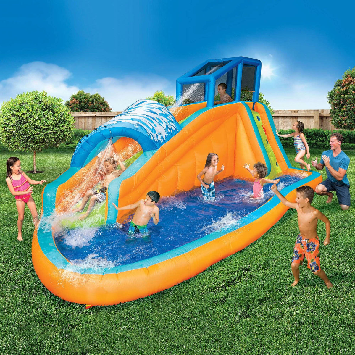 Kids Inflatable Water Slide Splash Park D924