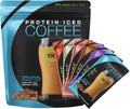 High Protein Iced Coffee Sampler Pack and Original Bundle, 20 G Protein, 1 G Sugar, Keto Friendly Gluten Free, 20 Servings M62046