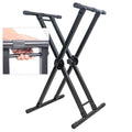 Dual-Locking Keyboard DJ Controller Case Stand X81128