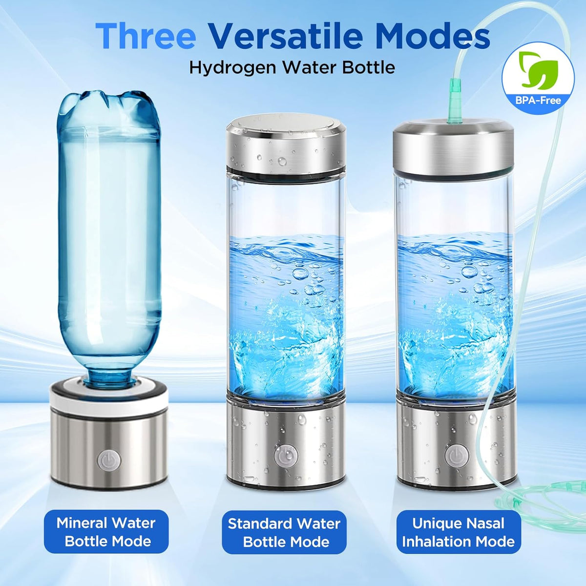 Silver Hydrogen Water Bottle R16584