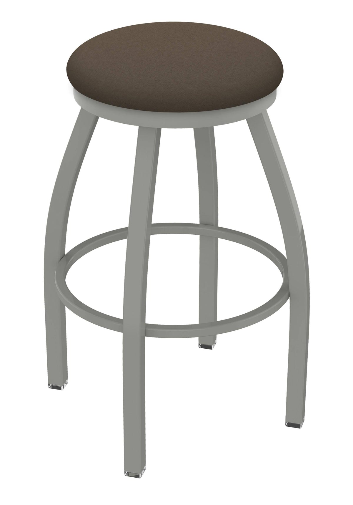 Swivel Counter Stool with Anodized Nickel Finish D762602