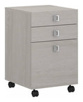 3 Drawer Mobile File Cabinet, Gray Sand D891