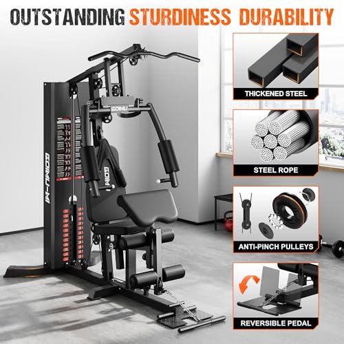 M1 Workout Station with 140LBS Weight Stack Y8223