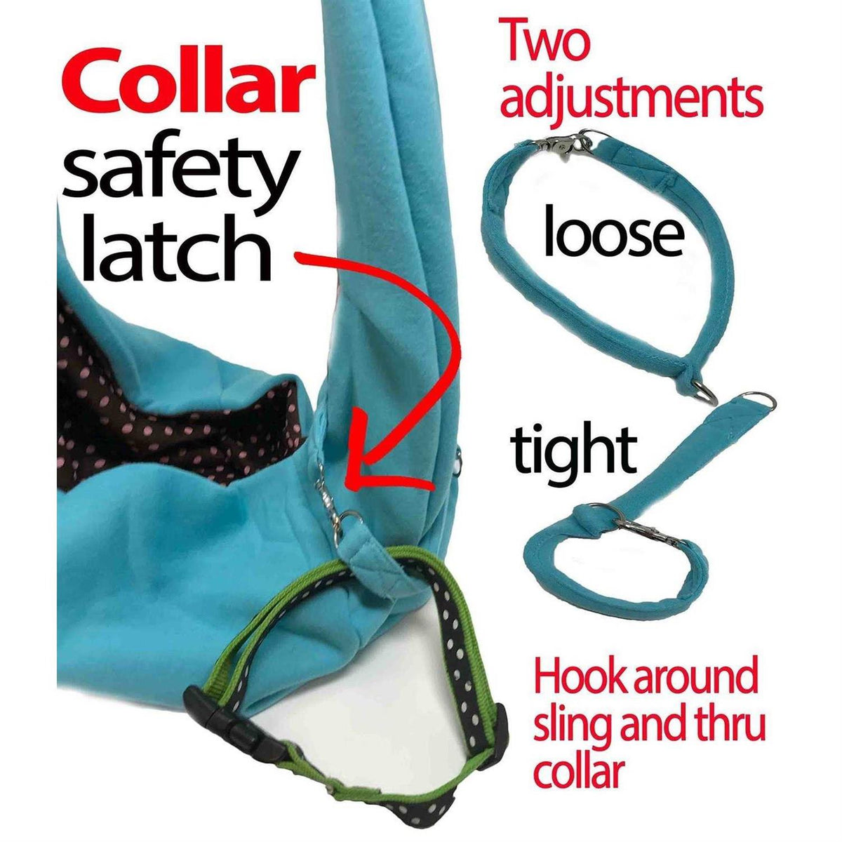 Hands Free Reversible Pet Sling Carrier X4140