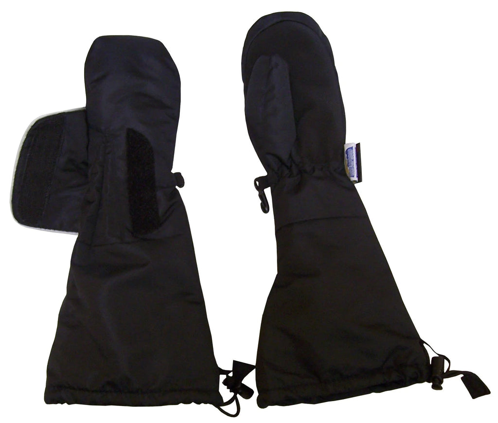 Black Waterproof Thinsulate Snow Ski Mittens B7748