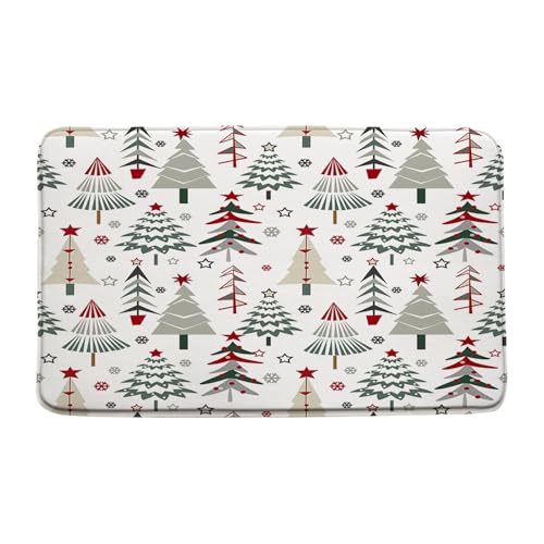 3 Piece Christmas Tree Bath Rug Set R650