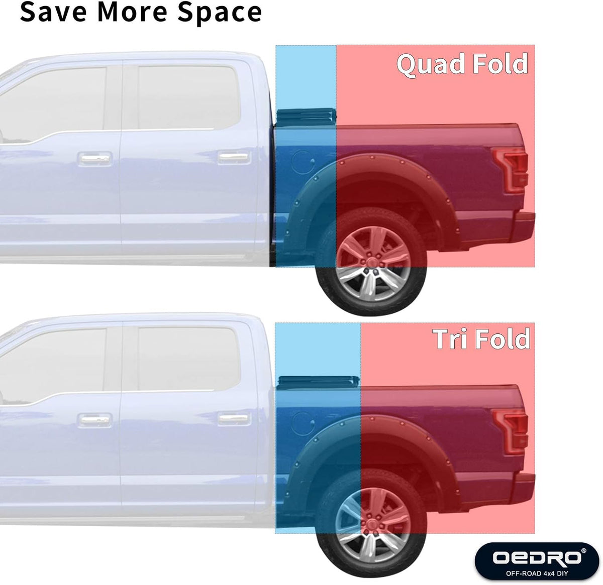 Soft Quad Fold Tonneau Cover Truck Bed Cover U25324
