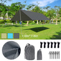10x10ft Camping Hammock Rain Tarp with Carry Bag M312