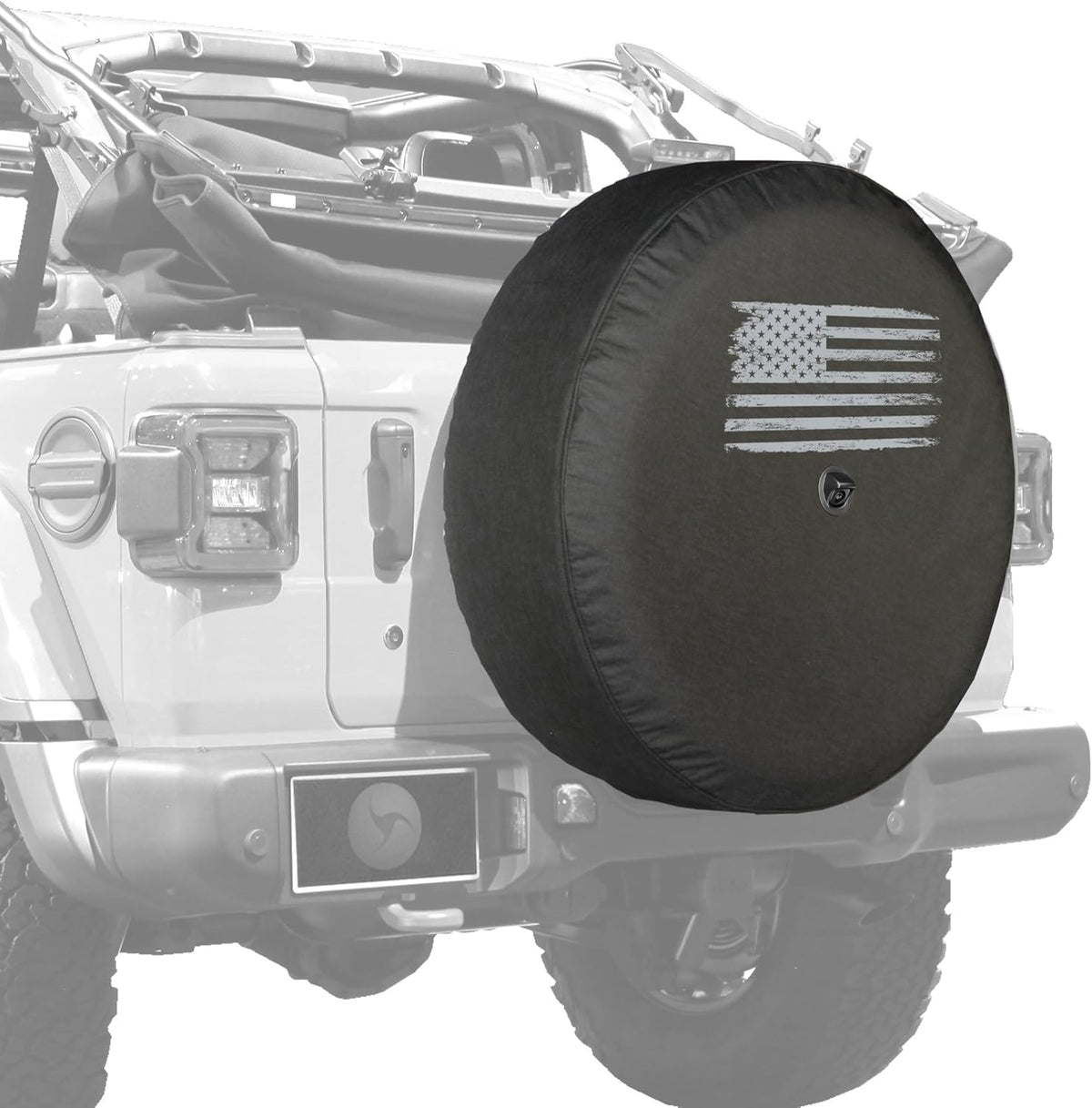 Soft JL Tire Cover with Back-up Camera B3848