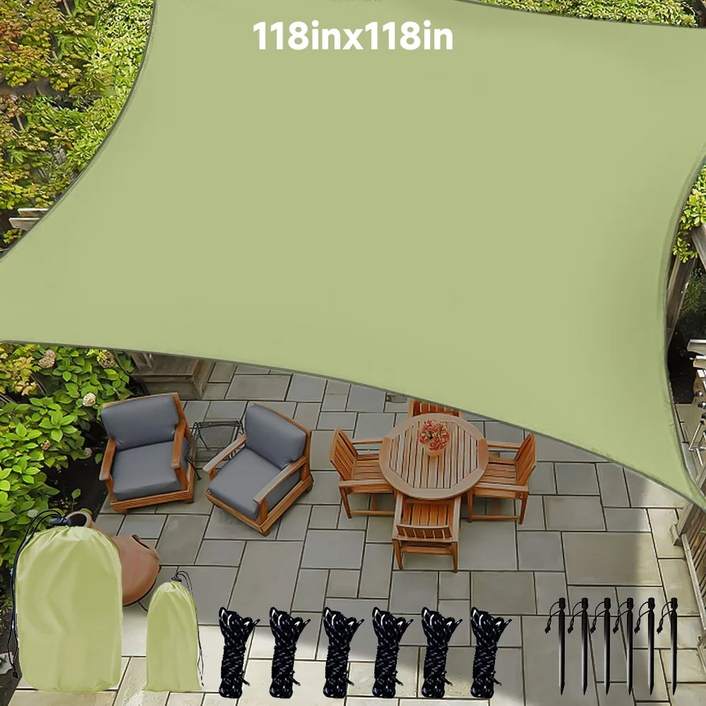 10x10 ft Waterproof Camping Tarp I3644