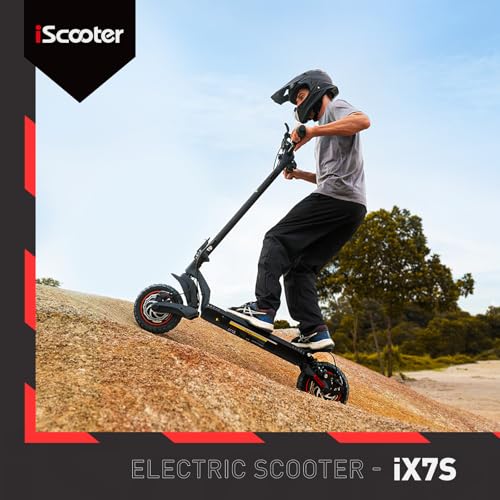 Electric Scooter with 28/38 MPH Top Speed, 40/50 Miles Range, 10/11" Offroad Pneumatic Tires, Foldable E44048