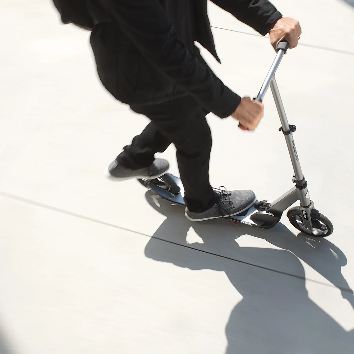 Folding Kick Scooter with 8" Wheels, Anodized Aluminum A421