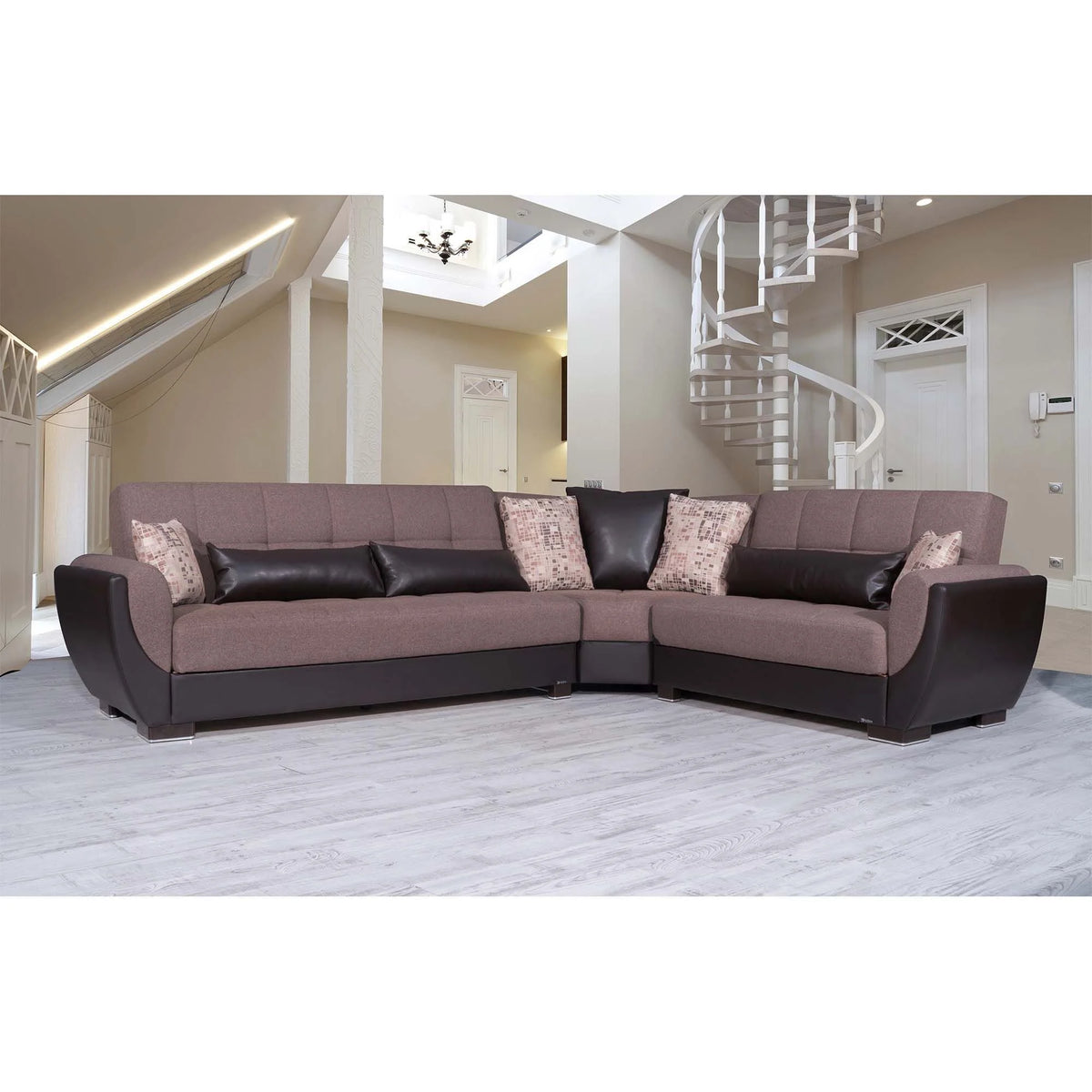 Brown Sectional Sofa A152216