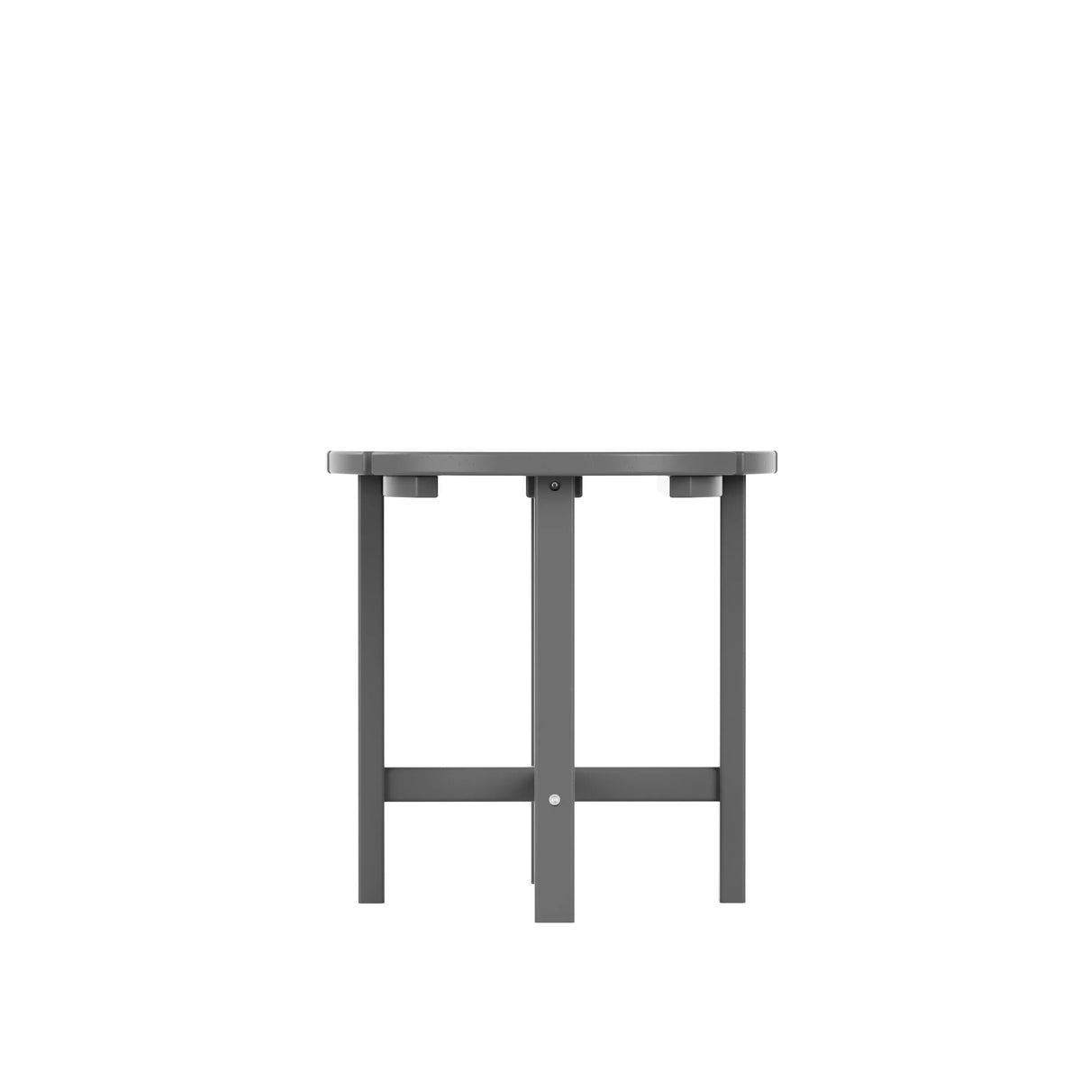 18" Round Plastic Outdoor Patio Side Table D71371