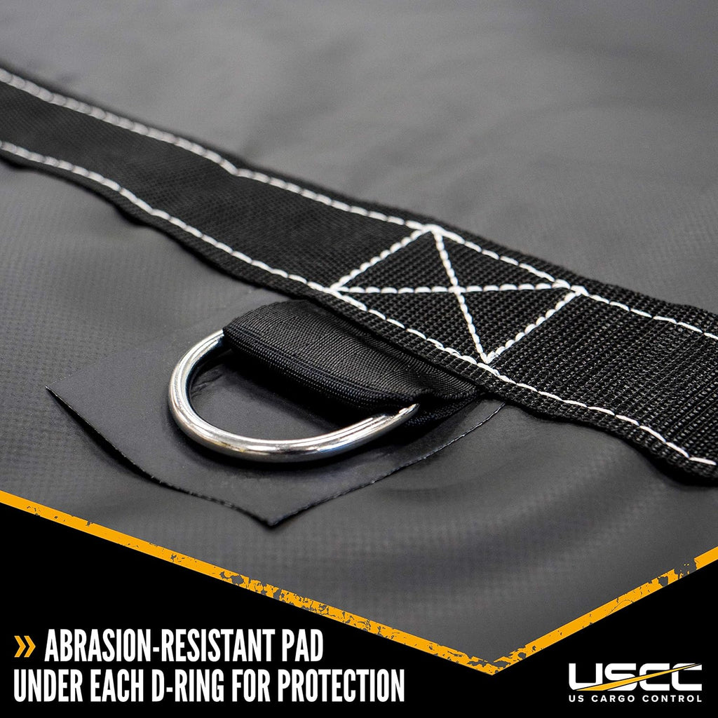Heavy-Duty Steel Tarp 24 Foot x 18 Foot 18 Ounce PVC-Coated Polyester Waterproof Truck Tarp Q368
