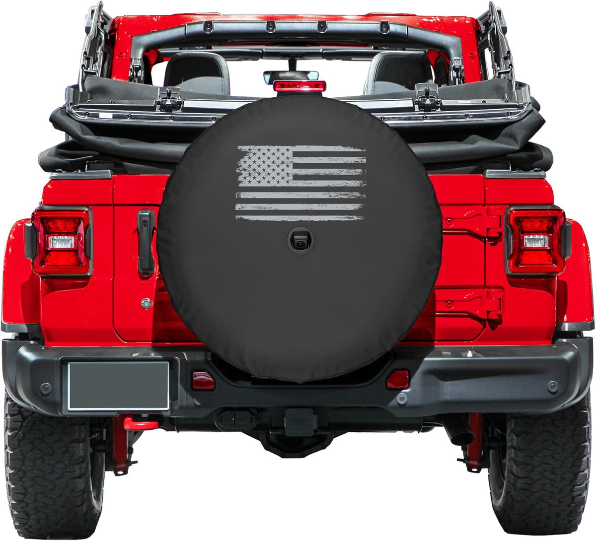 Soft JL Tire Cover with Back-up Camera B3848
