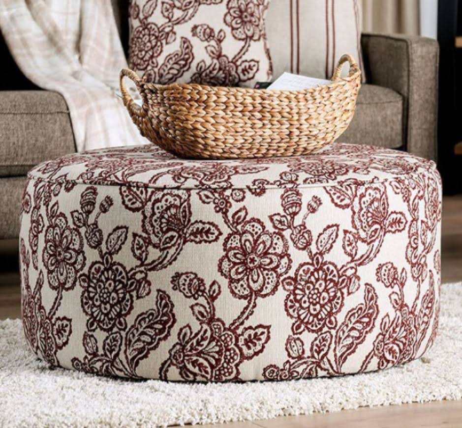 Floral Ottoman U8678