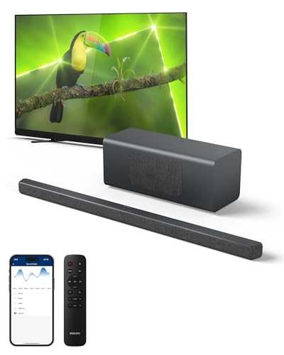 2.1 Soundbar with Wireless Subwoofer and DTS Virtual:X, 240W, Bluetooth 5.4, HDMI ARC, Dark Grey L63400