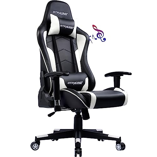 Black Ergonomic Gaming Chair with Speakers M84653