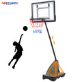 Portable Acrylic Adjustable Height 5-7' Basketball Hoop R8631