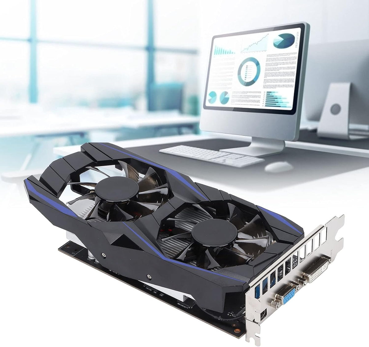 128bit 4GB DDR5 Dual Fan Graphics Card Z5553