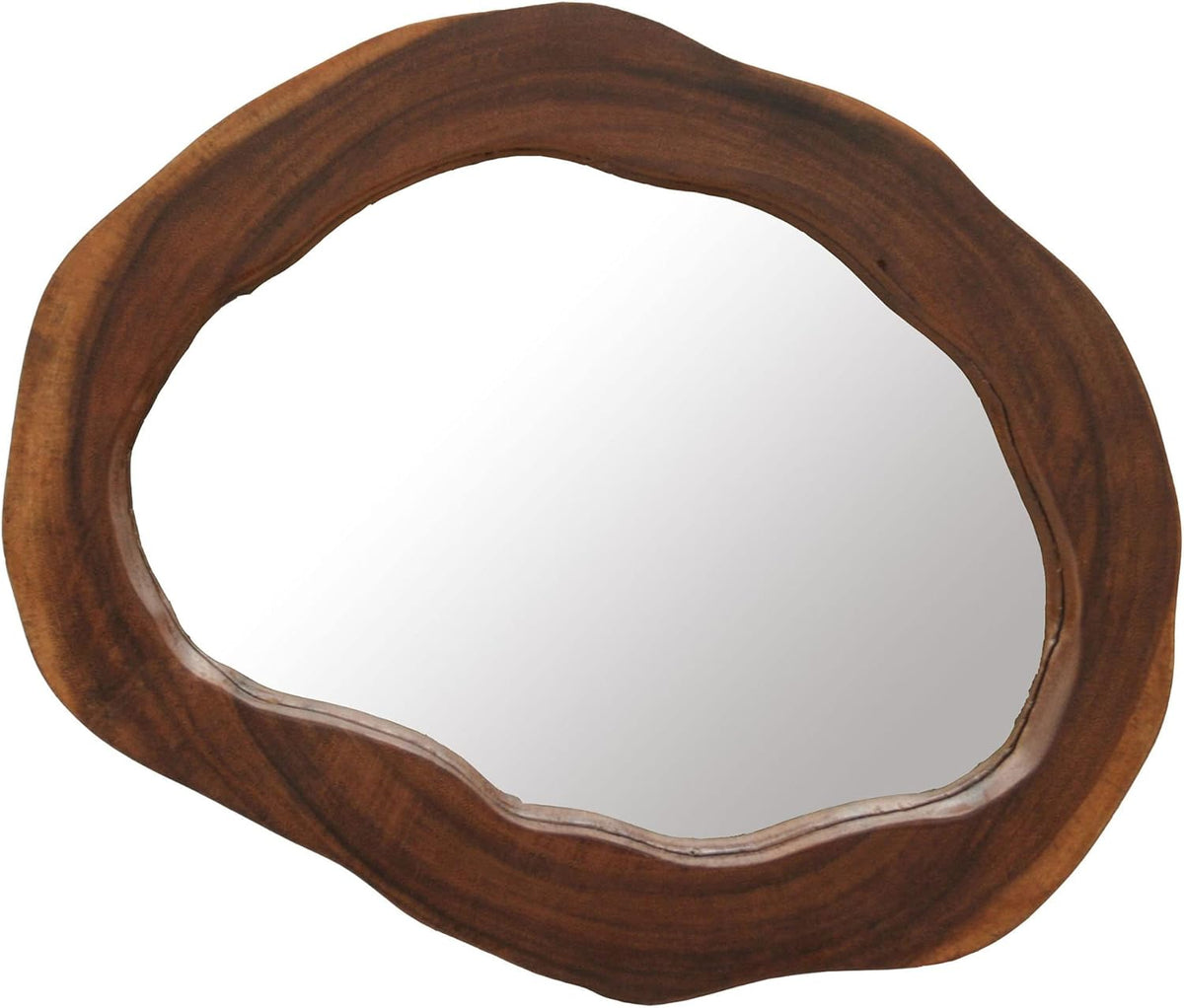 Natural Acacia Wood Framed Wall Mirror S8213