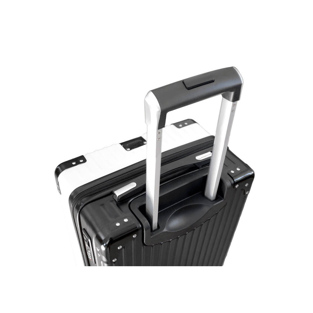 White Carry on Suitcase L91255