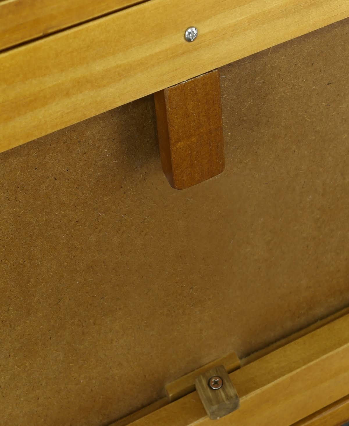 Brown End Table with Concealed Drawer W2775