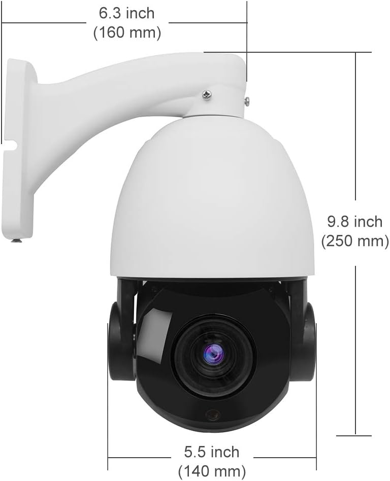 4K PTZ 8MP Security Camera with 30x Optical Zoom and Night Vision B22448