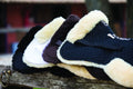 Black Sheepskin Half Pad Horse B865