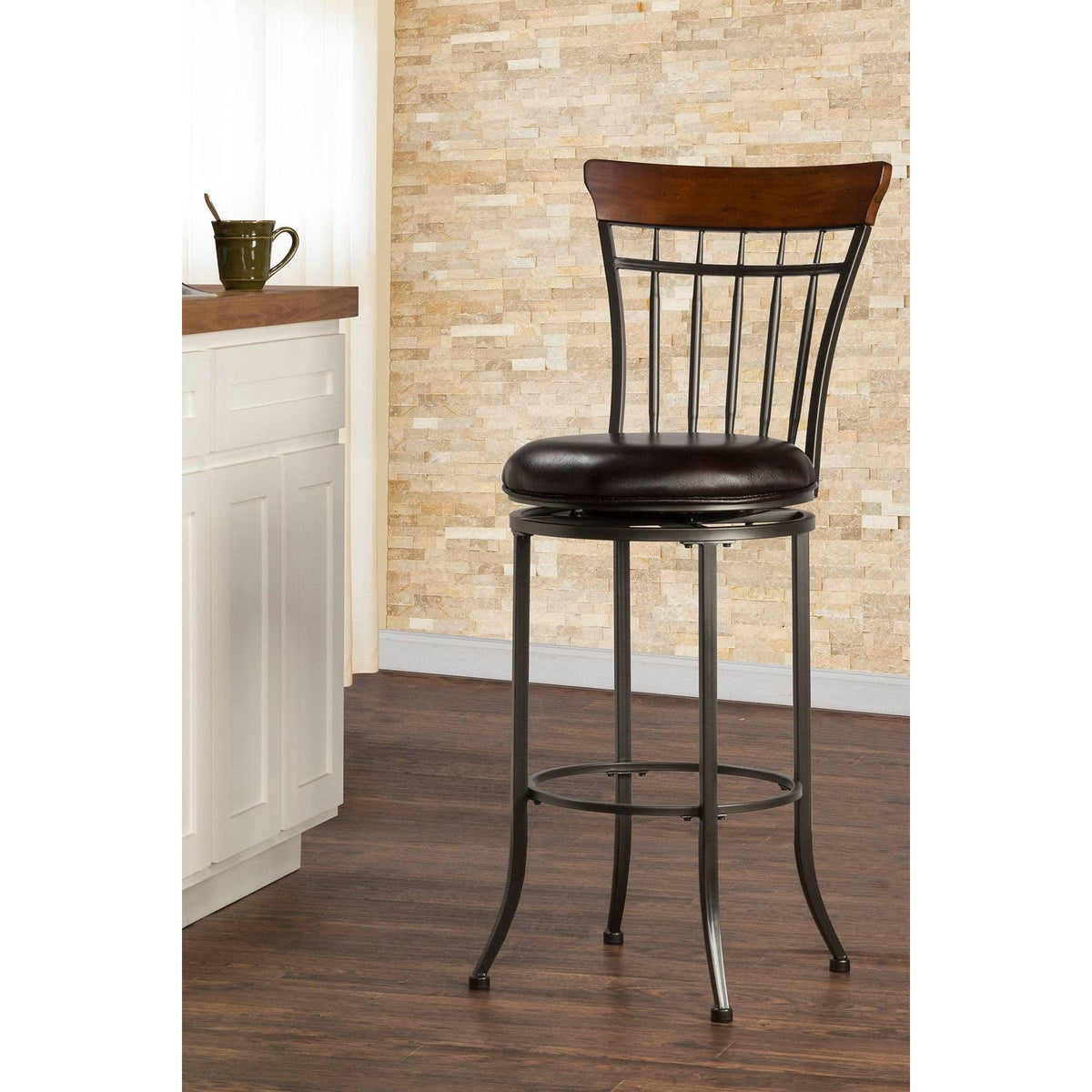 Swivel Vertical Spindle Bar Stool K55436