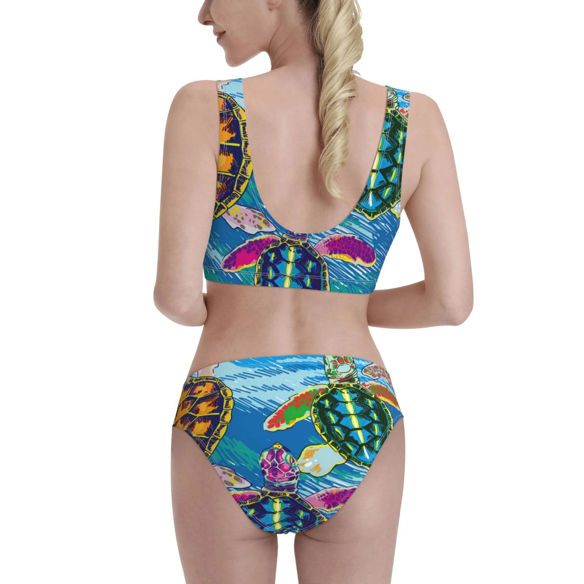 Women'S Two Piece High Waisted Bikini Set T666335