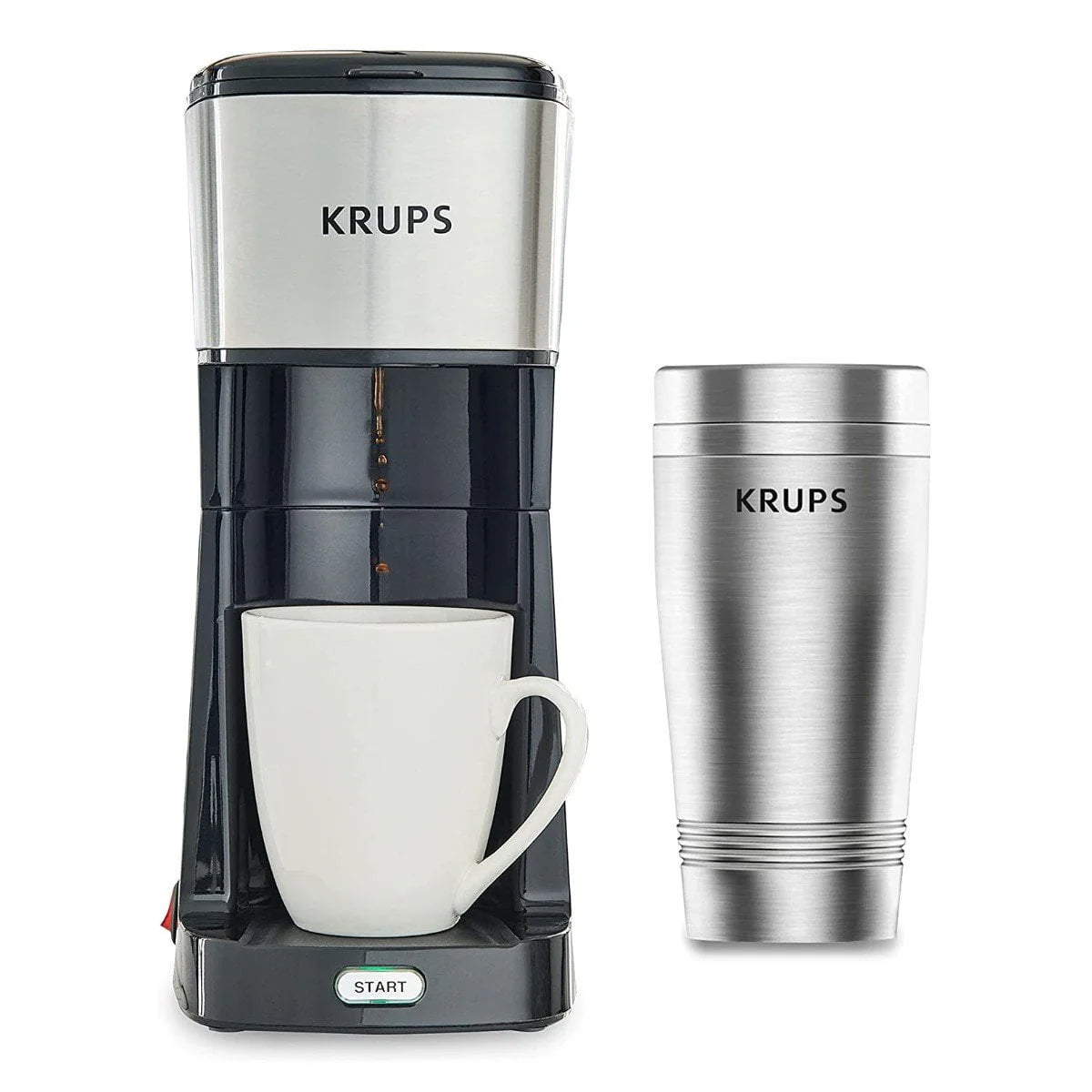 12oz Single Serve Coffee Maker with Travel Tumbler Y148