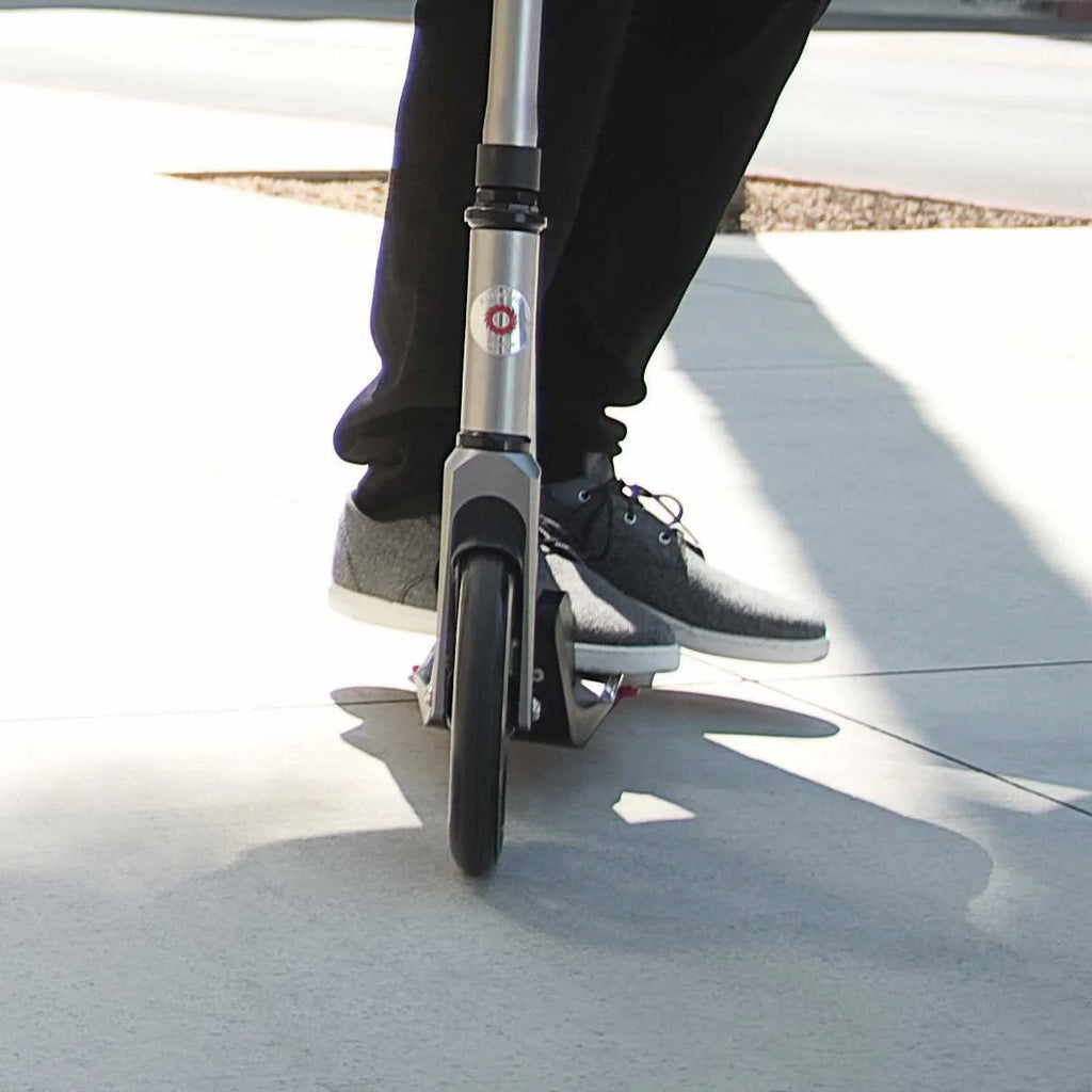 Folding Kick Scooter with 8" Wheels, Anodized Aluminum A421