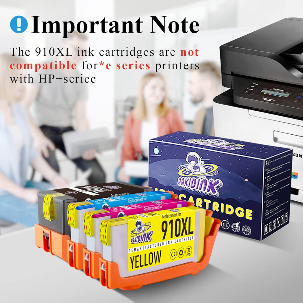 Remanufactured 910XL Ink Cartridge Combo Pack 4 Pack H329
