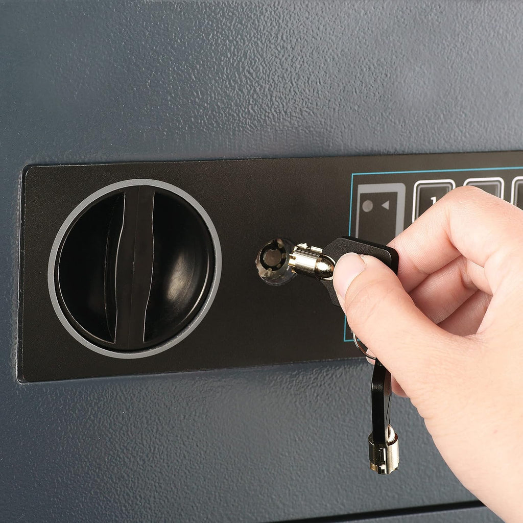 Compact Steel Digital Safe with Keypad Black M81522