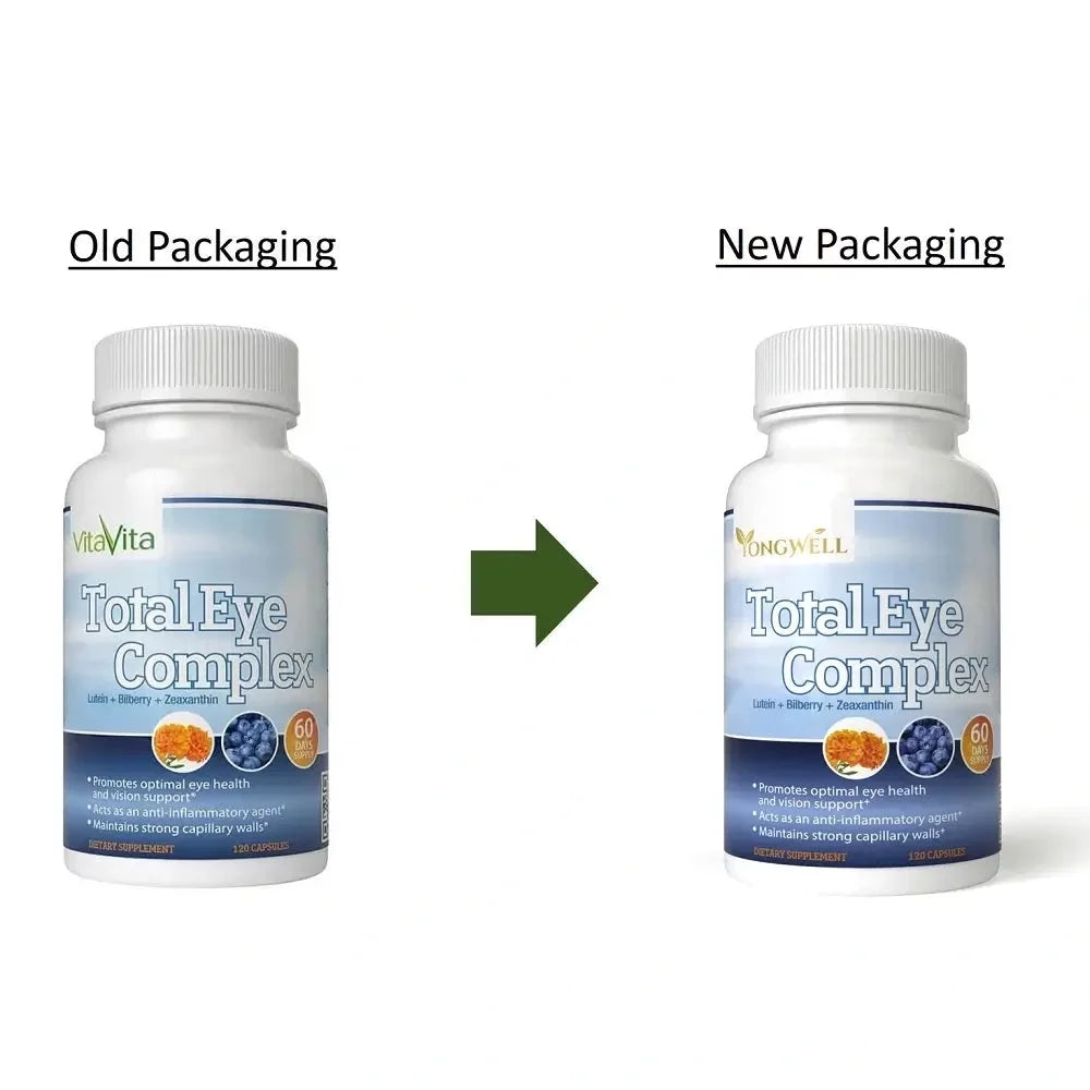 120 Capsules Eye Vitamins with Lutein & Bilberry V69761