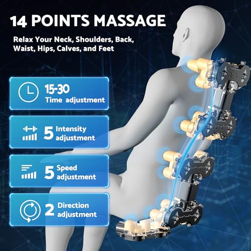 Zero Gravity Full Body Massage Chair with 14 Massage Points L232028