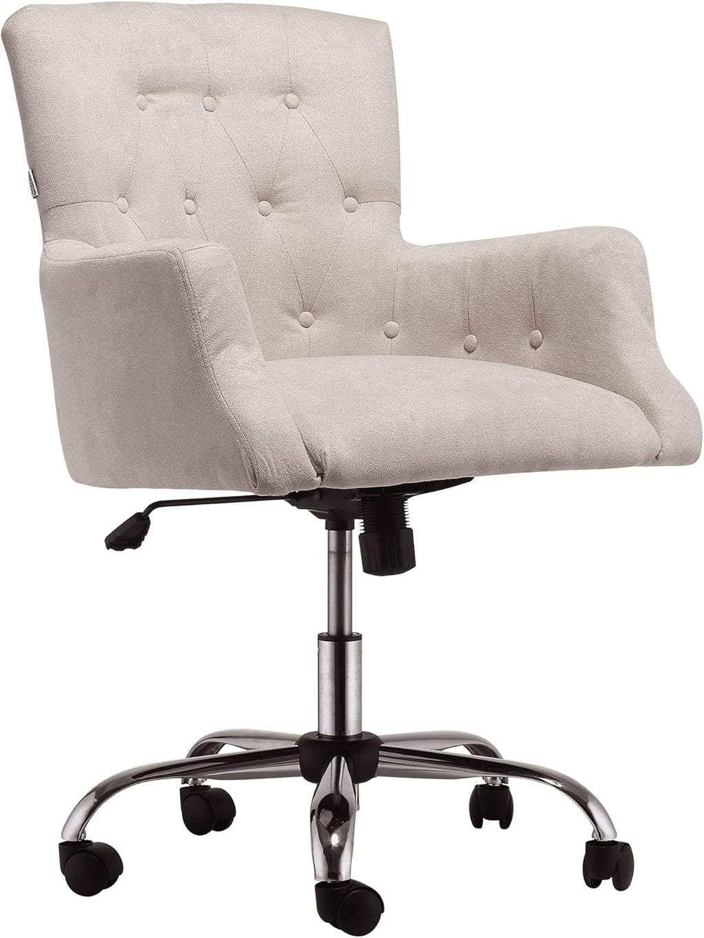 Carbon Black Tufted Swivel Office Chair Y14197