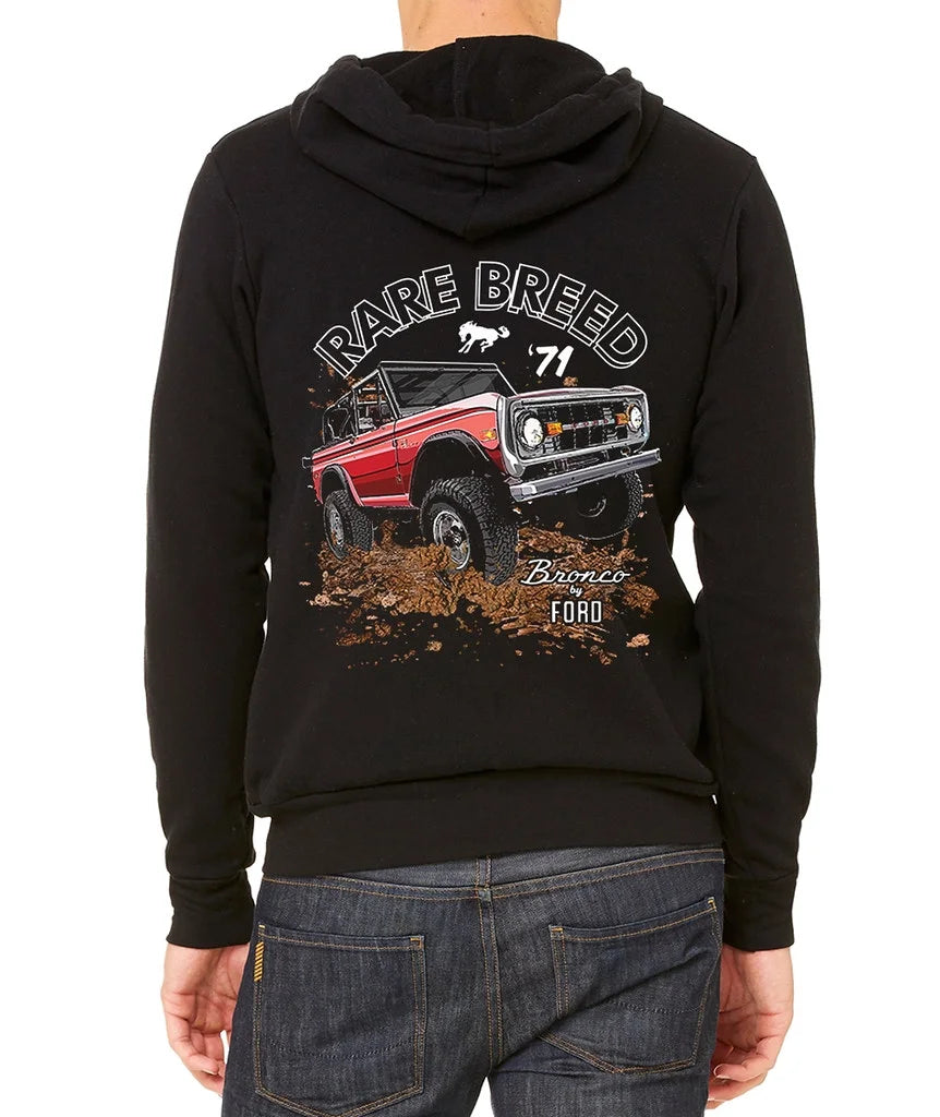 Black Fleece Zipper Hoodie T283722