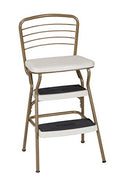 Teal Retro Chair with Step Stool Q907170
