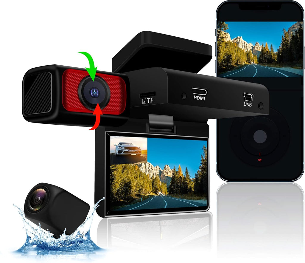 2.5K Dual Dash Camera with Night Vision E542533